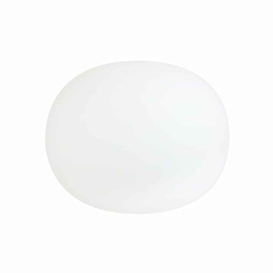 * Less Expensive Flos Glo-Ball Wall Light, O 33 Cm, White Wall Lights