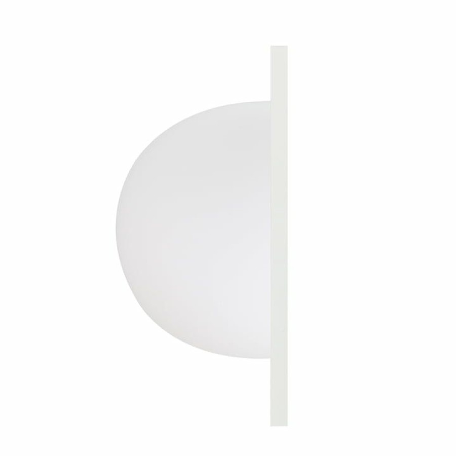 * Less Expensive Flos Glo-Ball Wall Light, O 33 Cm, White Wall Lights